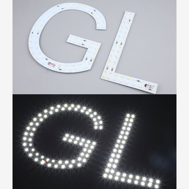 Reclame verlichte LED stijve strip