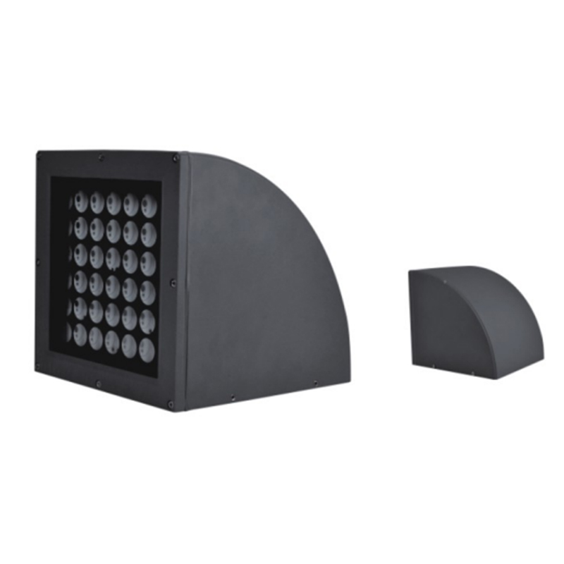 Fanvormig LED-overstromingslicht